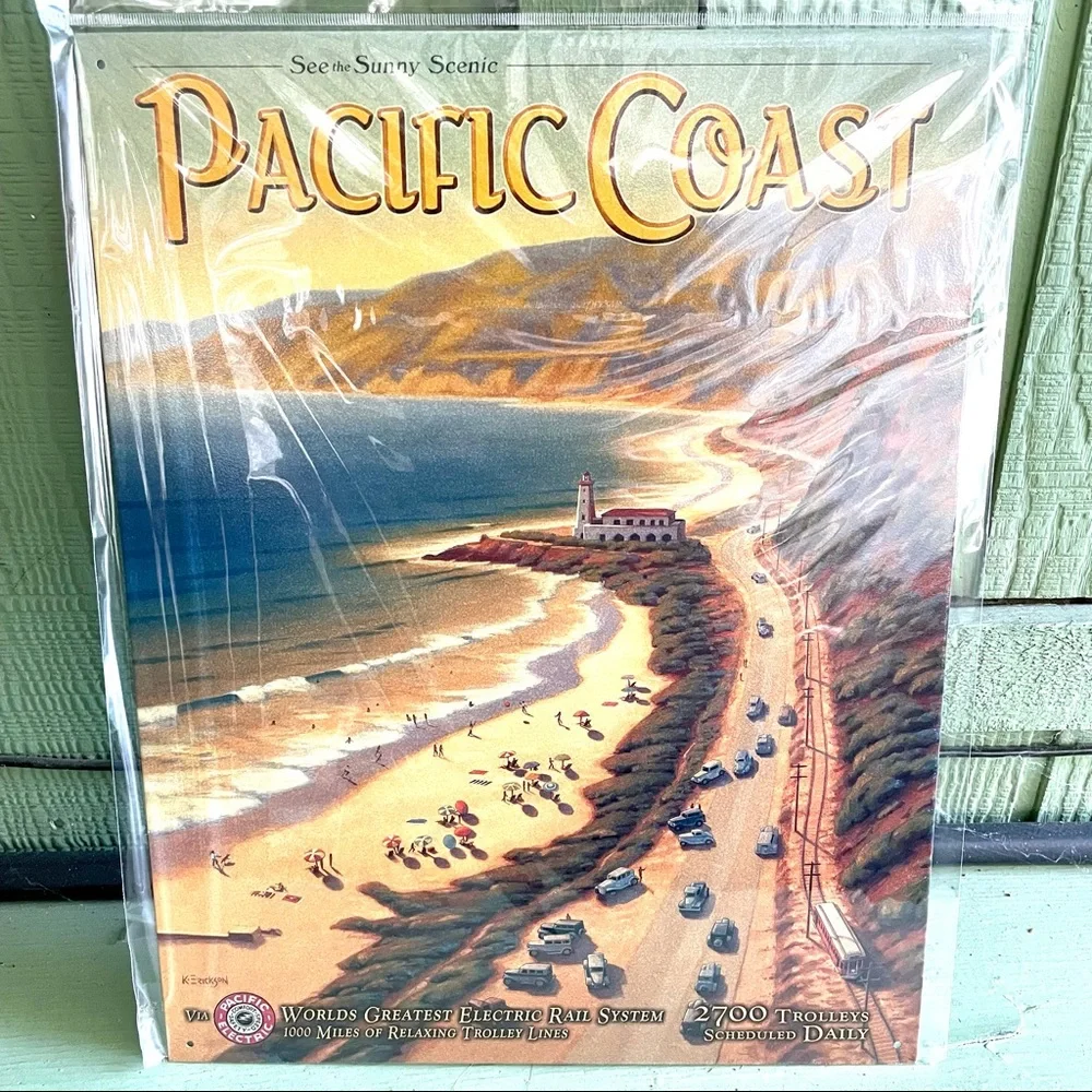 NEW Pacific Coast Metal Sign